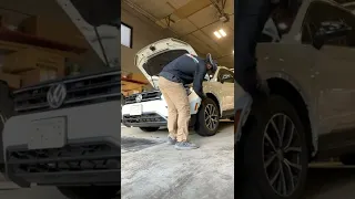 Volkswagen Tiguan front cover removal #shorts