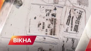 Новые спутниковые снимки скопления военной техники возле украинской границы | Вікна-Новини