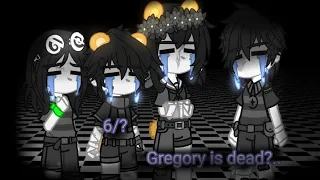 | Gregory is dead?.. | 6/7 | AU | FNaF | gacha club |
