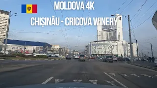 Driving in Moldova from Chișinău to Cricova Winery