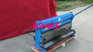 Millart Press and Brake Sheet Machine Operation