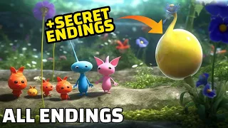 Pikmin All Endings (Bad, Good & Secret Endings) + Special Endings (2023)