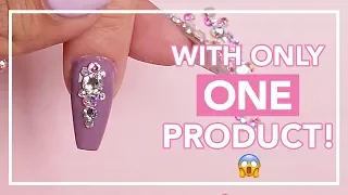 ✅ How to Secure Crystals and Nail Bling 💎 - Quick Nail Hack 💅🏼