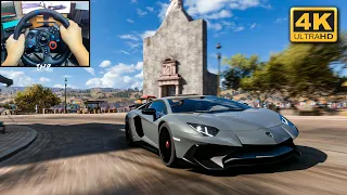 2016 Lamborghini Aventador Superveloce | Forza Horizon 5 | Free Roam Logitech G29 Gameplay