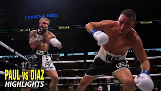 Nate Diaz (USA) vs Jake Paul (USA) | KNOCKOUTS | BOXING Fight , HD