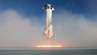 Blue Origin NS-15: запуск и посадка New Shepard