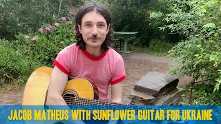 Jacob Matheus Plays Sunflower Guitar for Ukraine