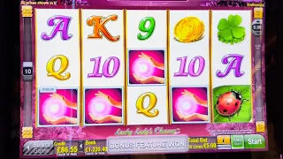 Leicester Square casino slots session