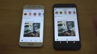 Google Pixel XL Android 7 1 1 Nougat Vs Samsung Galaxy S7 OFFICIAL Android 7 0 Nougat Speed Test