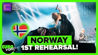 🇳🇴 NORWAY EUROVISION 2024: 1ST REHEARSAL (REACTION) // GÅTE - ULVEHAM