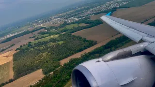 [4K] – Awesome CFM Engine Buzz – LNK Takeoff – GlobalX – Airbus A320-200 – N281GX – SCS 1131