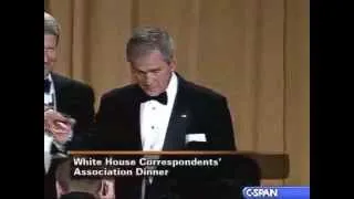 President George W. Bush at the White House Correspondant Dinner 2006