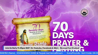 DAY 34 MFM 70 DAYS PRAYER & FASTING || 9/9/ 2023 || 1083