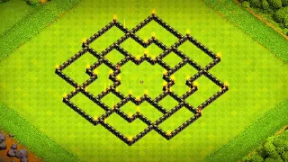 ЛУЧШАЯ База для 9 ТХ 2023 с ссылки! Ратуша 9 ГИБРИД/ТРОФЕЙ база - clash of clans