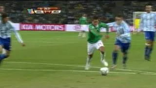 Gol de CHICHARITO vs argentina HD