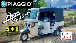 Motocarro Piaggio APE Auto Plus. El 5+1 en Motoselva