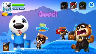 TALKING TOM SPLASH FIGHT GAME - RACCOON AND HANK ENJOY FULL SCREEN GAMEPLAY