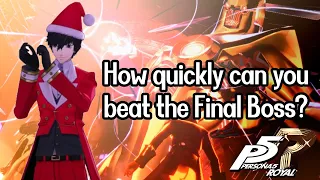 How quickly can you beat the Final Boss? (Min. Turns) - Persona 5 Royal