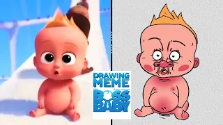 BOSS BABY - Jason Derulo 'Savage Love' - DRAWING MEME | HEAR