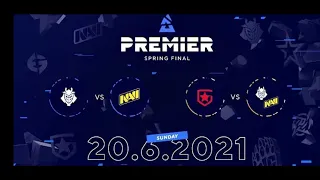 CSGO NAVI VS G2 'gambit vs WINNER | blast premier spring final day 6