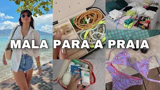 ARRUMANDO A MALA para 5 DIAS NA PRAIA | ILHABELA 🏝️☀️ - BRUNA EROLES