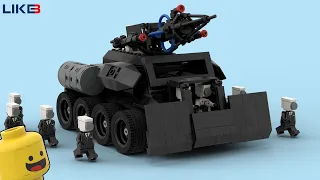 Skibidi Toilet LEGO : Military Vehicles Upgraded Laser Tank (Tutorial)