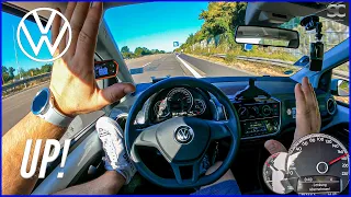2022 VW up! 1.0 - POV Autobahn Top Speed Drive