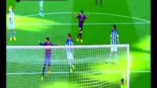 Barcelona vs Real Sociedad May 9th 2015 2 0 Gol de Neymar Goal Liga BBVA