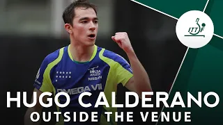 Hugo Calderano - Outside The Venue | Meet "The Thrill from Brazil!"