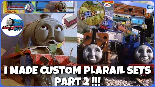 I MADE CUSTOM PLARAIL SETS PART 2!!! | Better View For Gordon, Bulldog, Thomas Saves the Day