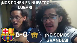 ¡GRAN HUMILLACIÓN! Reaccionamos al Barcelona 6 - 0 Pumas UNAM (Trofeo Joan Gamper 2022)