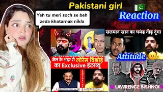 Lawrence bishnoi attitude and thug life reaction | Pakistani girl reaction on Lawrance bishnio