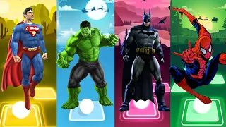Telis Hop EDM & Phonk Rush - Hulk vs Captain America vs Spider-Man vs Thanos vs Batman