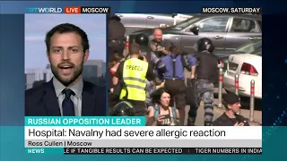 Navalny rushed to hospital after severe allergic reaction