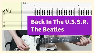 The Beatles - Back In The U.S.S.R. Guitar Cover With Tab