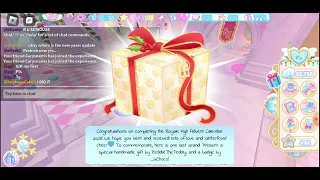 finally completing the advent calendar event after 3 years [Royale High] (read desc)