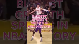 Biggest Growth Spurts In NBA History! 📈🏀 #shorts