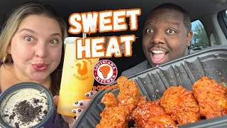 Popeyes NEW Sweet ‘N Spicy Wings HAD US LIKE.... [Food Review]