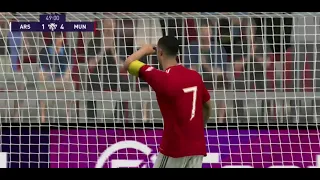 CRISTIANO RONALDO GOAL CELEBRATION IN PES 2021❤