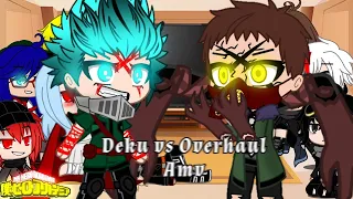 Bnha react to Deku vs Overhaul RISE AMV 2/?? Gacha Club |Minha AU|