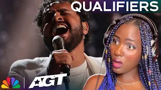 😢Gabriel Henrique - "Something Beautiful" AGT Qualifiers | SINGER REACTION! HE IS SO PERFECT!!