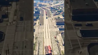 GTA V CAN TRAIN STOP WITH FIRE TRUCKS #gta #gta5 #gtatrain