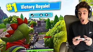 MY FIRST EVER SOLO VICTORY ON FORTNITE!! (CRAZIEST ENDING EVER)