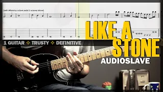 Like a Stone | Guitar Solo Lesson | Cover Tab | Whammy Lesson | Backing Track w/ Vocals 🎸 AUDIOSLAVE