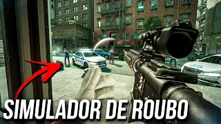 NOVO JOGO Simulador de ROUBO Realista ONLINE, Legendado Português PT-BR | Overman jogando Payday 3