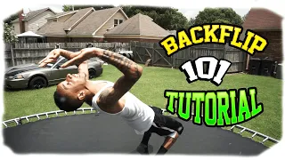 HOW TO DO A BACK FLIP IN 10 MINUTES TUTORIAL TRAMPOLINE EDITION