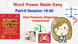 How to talk about Actions? |Summary of Word Power Made Easy Norman Lewis (Session-19-20)