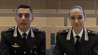 INTERVISTA DOPPIA A DUE GIOVANI UFFICIALI DEI CARABINIERI