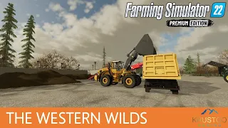 WORKING THE LARGE SILAGE BUNKER WITH CONVEYORS?  HARVESTING THE BARLEY - Farming Simulator 22 - EP21