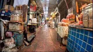 Walkaround Bangkok, Thailand - Chinatown back alley stores